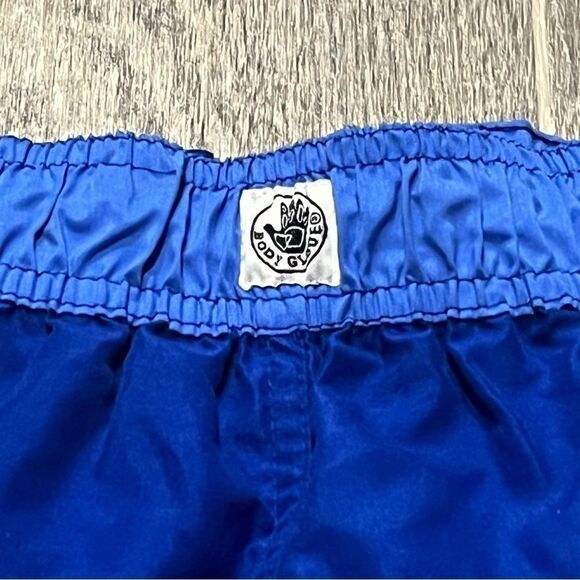 Kid's Body Glove Blue Tropical Print Swimsuit Shorts - Picture 7 of 9